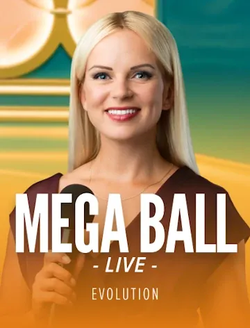 Livetafel Mega Ball (Evolution) bij Casino Lizaro